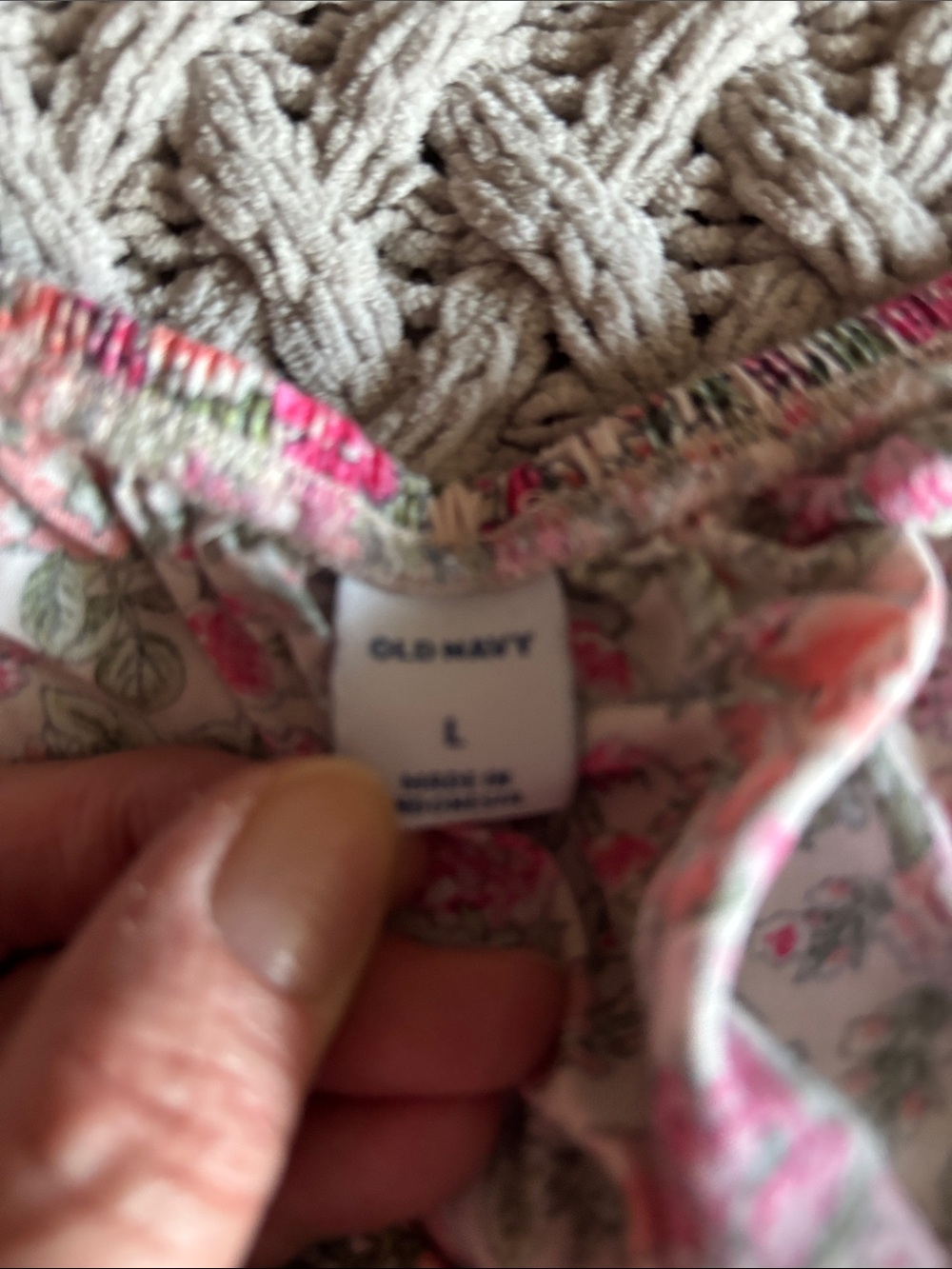 Old Navy Pink Floral Tiered Sundress - Picture 2 of 2